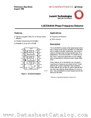LUCDA4044AAPE datasheet pdf Agere Systems