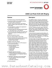 LUCL8560AAU-D datasheet pdf Agere Systems