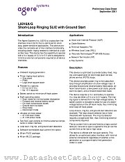 LUCL9216GGF-DT datasheet pdf Agere Systems