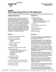 LUCL9500AGF-D datasheet pdf Agere Systems