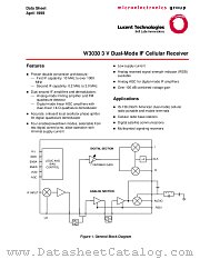 W3030 datasheet pdf Agere Systems