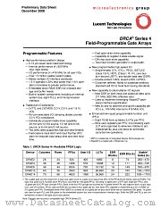 OR4E10 datasheet pdf Agere Systems
