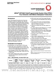 ORT4622 datasheet pdf Agere Systems