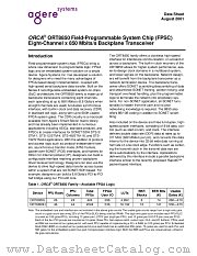 ORT8850 datasheet pdf Agere Systems