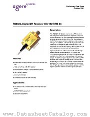 R2862A datasheet pdf Agere Systems