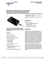 R485CPBB datasheet pdf Agere Systems