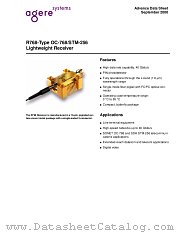 R768PJAA datasheet pdf Agere Systems