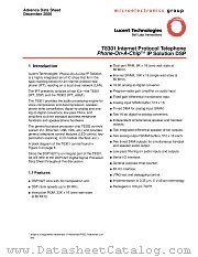 T8301 datasheet pdf Agere Systems