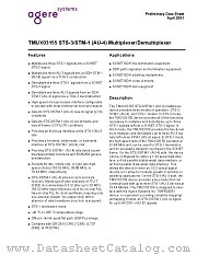TMUX03155 datasheet pdf Agere Systems