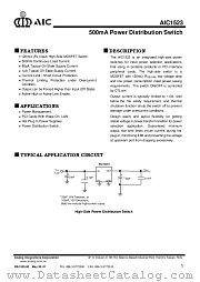AIC1523-1CS datasheet pdf Analog Integrations Corporation