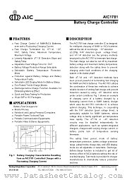 AIC1781CN datasheet pdf Analog Integrations Corporation