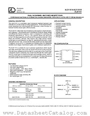 ALD1101PA datasheet pdf Advanced Linear Devices