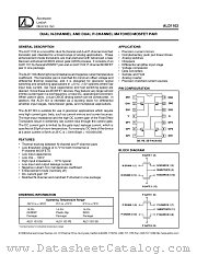 ALD1103SB datasheet pdf Advanced Linear Devices