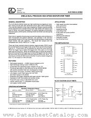 ALD2502PB datasheet pdf Advanced Linear Devices