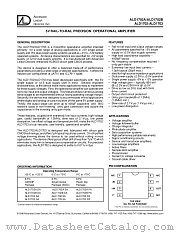 ALD1702 datasheet pdf Advanced Linear Devices