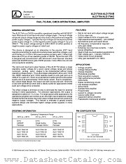 ALD1704SA datasheet pdf Advanced Linear Devices