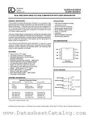 ALD2301CPA datasheet pdf Advanced Linear Devices