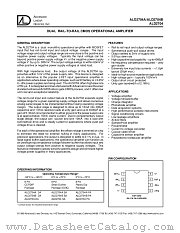 ALD2704BDA datasheet pdf Advanced Linear Devices