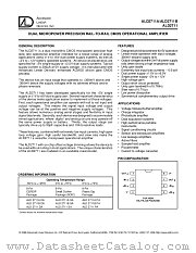 ALD2711B datasheet pdf Advanced Linear Devices