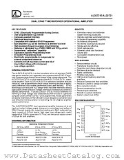 ALD2721SB datasheet pdf Advanced Linear Devices