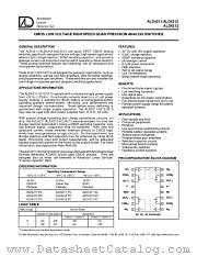 ALD4211DC datasheet pdf Advanced Linear Devices