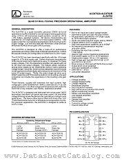 ALD4702BSB datasheet pdf Advanced Linear Devices