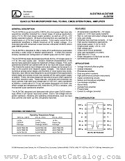 ALD4706DB datasheet pdf Advanced Linear Devices