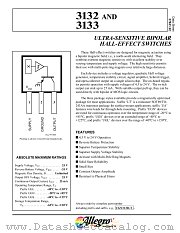 UGN3133UA datasheet pdf Allegro MicroSystems