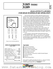 A3188LUA datasheet pdf Allegro MicroSystems