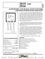A3515LUA datasheet pdf Allegro MicroSystems