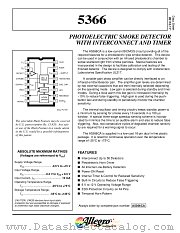 A5366 datasheet pdf Allegro MicroSystems