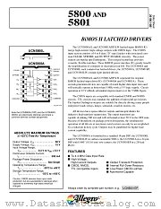 UCN5800L datasheet pdf Allegro MicroSystems