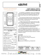 A6B595KA datasheet pdf Allegro MicroSystems