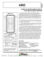 A6812EA datasheet pdf Allegro MicroSystems