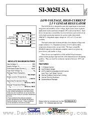 SI-3025 datasheet pdf Allegro MicroSystems