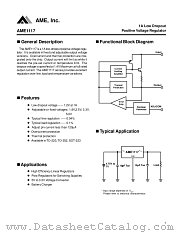 AME1117BCCT datasheet pdf AME