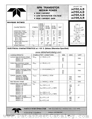 2N2195 datasheet pdf Amelco Semiconductor
