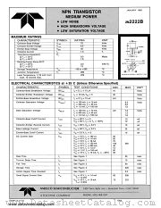 2N2222B datasheet pdf Amelco Semiconductor
