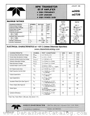 2N2729 datasheet pdf Amelco Semiconductor