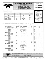2N3459 datasheet pdf Amelco Semiconductor