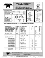 2N3804 datasheet pdf Amelco Semiconductor