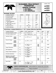 2N4304 datasheet pdf Amelco Semiconductor