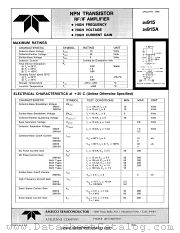 2N915 datasheet pdf Amelco Semiconductor