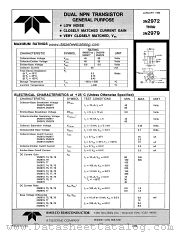 2N2975 datasheet pdf Amelco Semiconductor