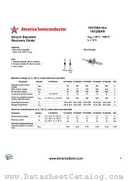 1N1206A datasheet pdf America Semiconductor