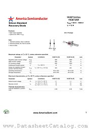1N3673AR datasheet pdf America Semiconductor