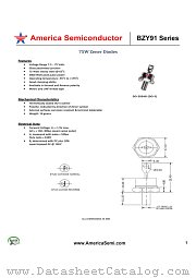 BZY91C56 datasheet pdf America Semiconductor