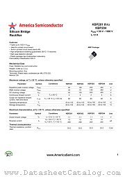 KBP204 datasheet pdf America Semiconductor