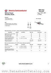 SD4145R datasheet pdf America Semiconductor