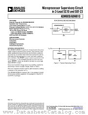 ADM810 datasheet pdf Analog Devices